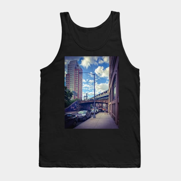 Dumbo Bridge Buildings Brooklyn NYC Tank Top by eleonoraingrid